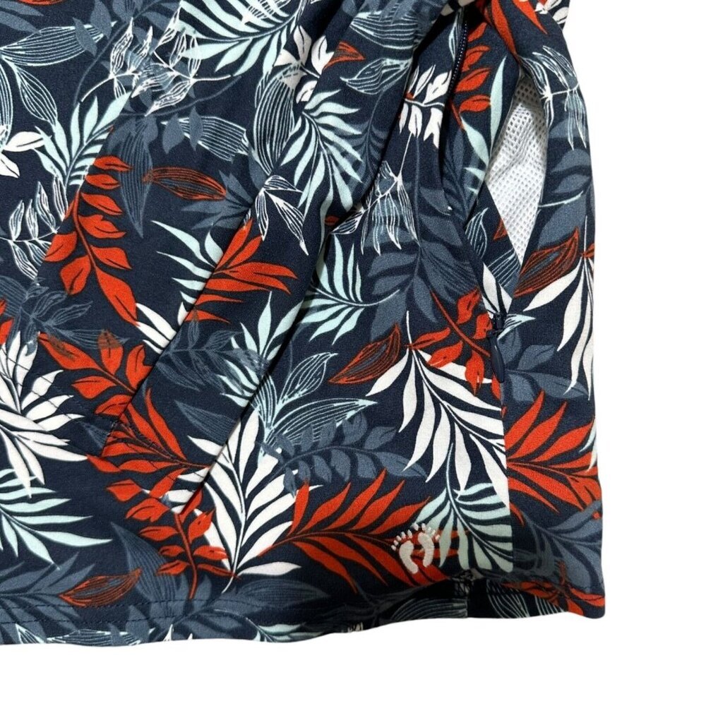Hang Ten Women‎ Size S Navy Print Long Sleeve Top Sun Tee UPF 50+ Protection NWT - Picture 4 of 10